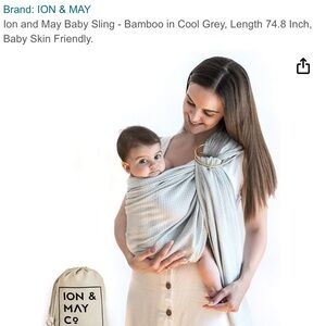 Ion and May baby ring sling